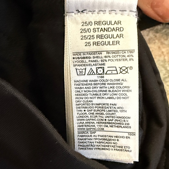 Gap jeans maternity true waistband full panel ultra soft baggy Jean size 25 0 - Picture 5 of 8